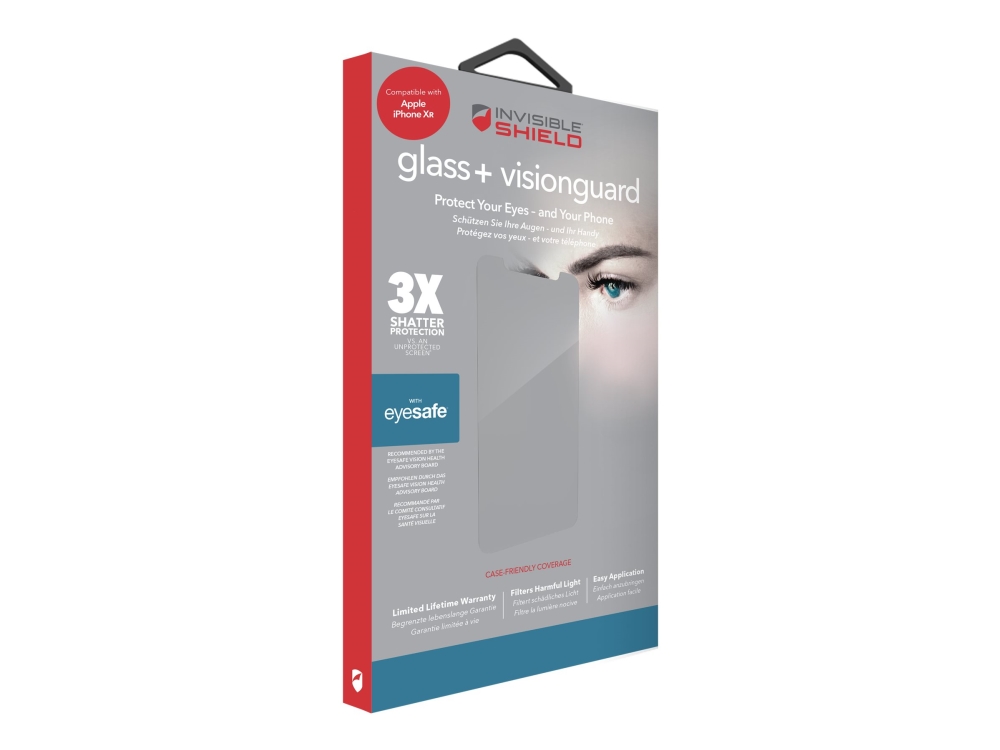 Zagg Invisibleshield Glass+ Visionguard - Skærmbeskytter For Mobiltelefon - For Apple Iphone Xr