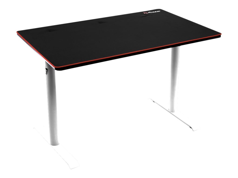 Arozzi Arena Leggero - Bord - rektangulär - svart - vit bas | Spel - Gamingmöbler - Gamingstolar | GameStuff