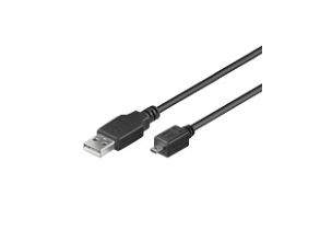 Goobay 93972, 1,8 M, Usb A, Mini-Usb B, Usb 2.0, 0,48 Gbit/S, Schwarz