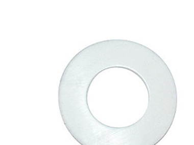 PTFE teflonpakning 60.3mm - Ø107x61x2 mm DN50 hvid