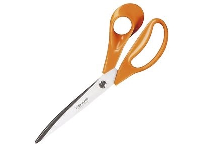 Fiskars 111050, Erwachsener, Gerader Schnitt, Eins/Eine , Orange, Edelstahl, Rechtshändig