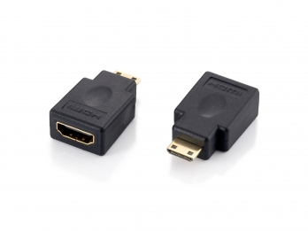Equip Mini Hdmi Auf Hdmi Adapter, Hdmi A, Hdmi C, Schwarz