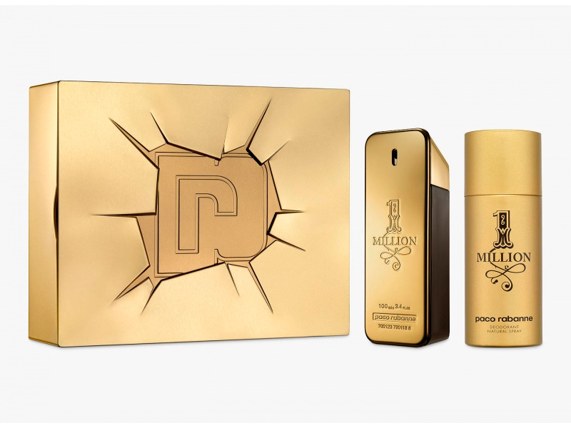Paco Rabanne 1 Million Men Edt Spray 100Ml + Deo Spray 150Ml