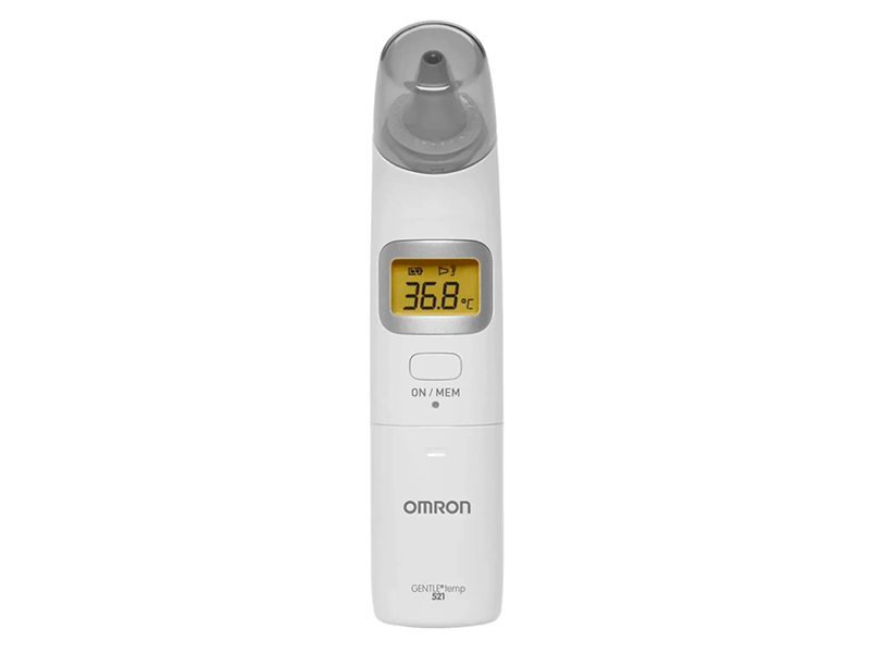 Omron GentleTemp 521, Kontakt, Vit, Öra, Knappar, °C, °F, Kroppstemperatur, Yttemperatur | N - A | GameStuff