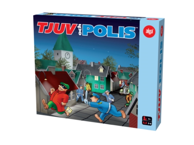 Tyv og politimand, svensk