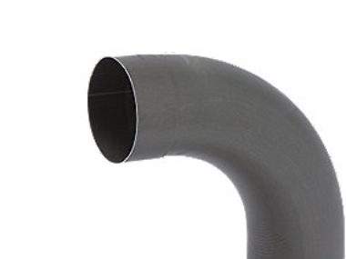 10 stk VMzinc bøjning 72 grader / Ø 76 mm, quartz-zinc