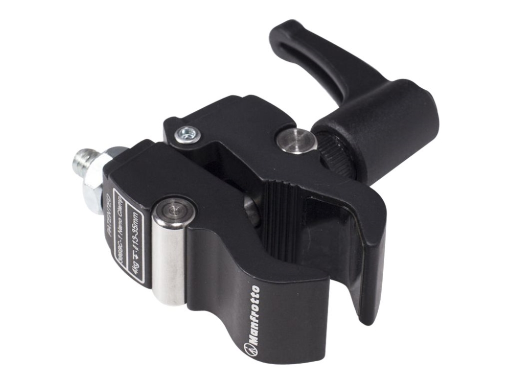 Manfrotto 386BC-1 Nano - Monteringsklämma - max belastning: 4 kg - svart | Datortillbehör - Övriga datortillbehör - Övriga tillbehör | GameStuff