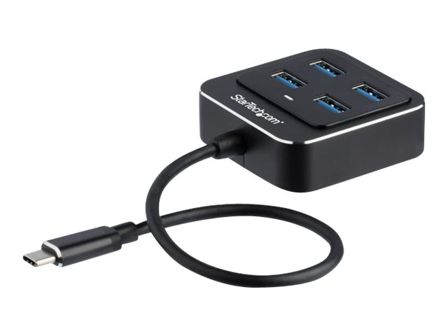Startech 4-Port Usb C Hub, Usb-C To 4X Usb-A Ports, Superspeed 10Gbps Usb 3.1/Usb 3.2 Gen 2 Type-C Hub, Usb Bus Powered, Portable/Compact Usb-C To Us