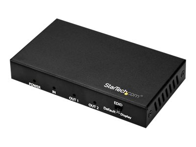 Startech.Com Hdmi-Splitter - 2 Anschlüsse - 4K 60Hz - Hdmi-Splitter 1 Eingang 2 Ausgänge - 2-Wege-Hdmi-Splitter - Hdmi-Port-Splitter (St122hd202) - V