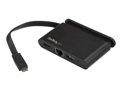 Startech.Com Usb C Multiport Adapter - Tragbares Usb-C Dock Mit 4K Hdmi - 100W Pd 3.0 Pass-Through, 1X Usb-A, 1X Usb-C, Gbe - Thunderbolt 3 Und Usb T