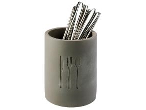 Besteckhalter Element Ø11x14 Cm Beton Grau, Stk