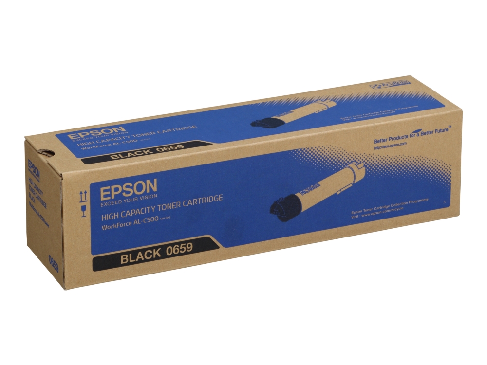 Epson - Høj Kapacitet - Sort - Original - Tonerpatron - For Workforce Al-C500dhn, Al-C500dn, Al-C500dtn, Al-C500dxn