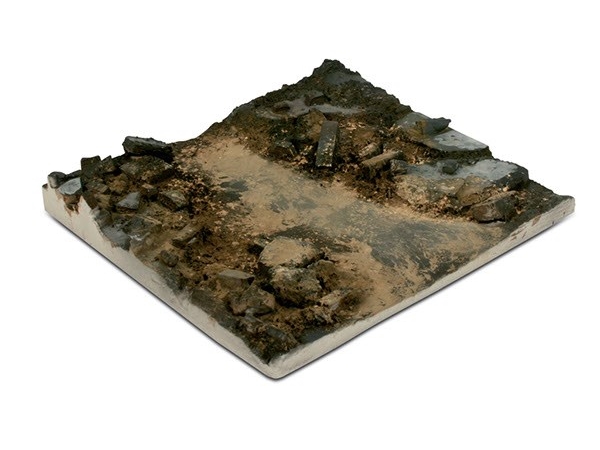 Scenics Diorama Bases Rubble Street Section 14X14c