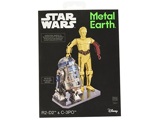 Metal Earth Star Wars Set C-3Po + R2d2 Metallbaukasten