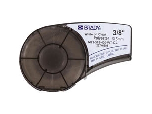 Brady 139748, Svart, Vit, Självhäftande skrivaretikett, Polyester, Termal transfer, Permanent, Glansigt | Papper & Emballage - Diverse papper - Övriga papper | GameStuff