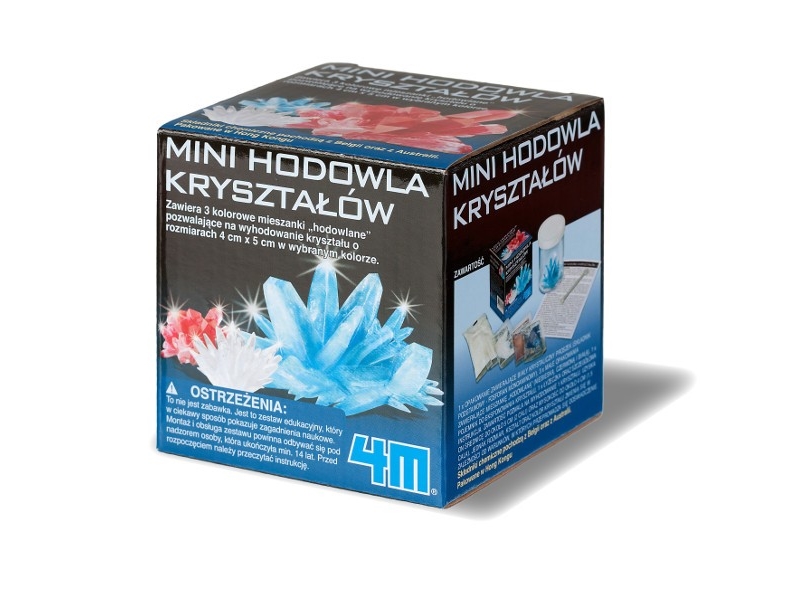 4M Crystal Growing Set, 3 Assorterede, 00-03913/Eu