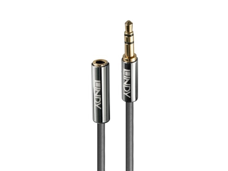 Lindy 35330, 3.5mm, Hanstik, 3.5mm, Hanstik, 5 m, Anthracit