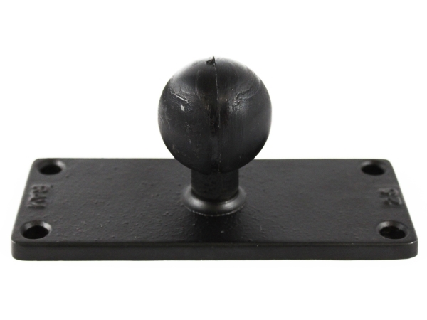 Ram Mounts Rechteckige Basisplatte (50,8 X 127 Mm) Mit C-Kugel (1.5" ) - Im Polybeutel (Ram-202U-25)
