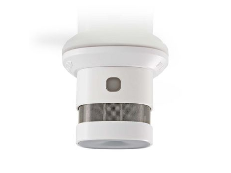 Nedis DTCTSL40WT, Optisk detektor, Kabel, Vit, 85 dB, Batteri, 3 V