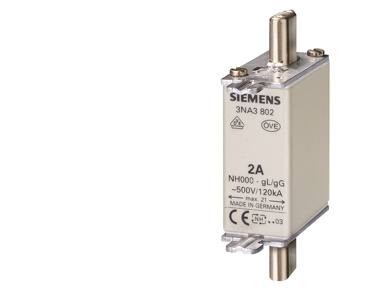 Siemens 3NA3822, 1 stk, 65 mm, 62 mm, 84 mm, 130 g