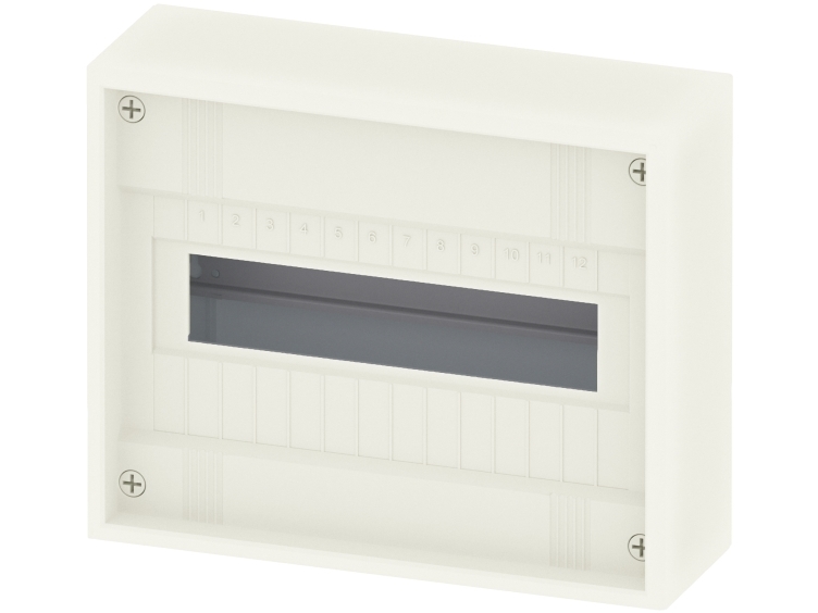 Siemens Simbox Xl - 1 X 12 (14) Te - Aufputz, Weiß, Ip30, 305 Mm, 250 Mm, 1,13 Kg, 255 Mm