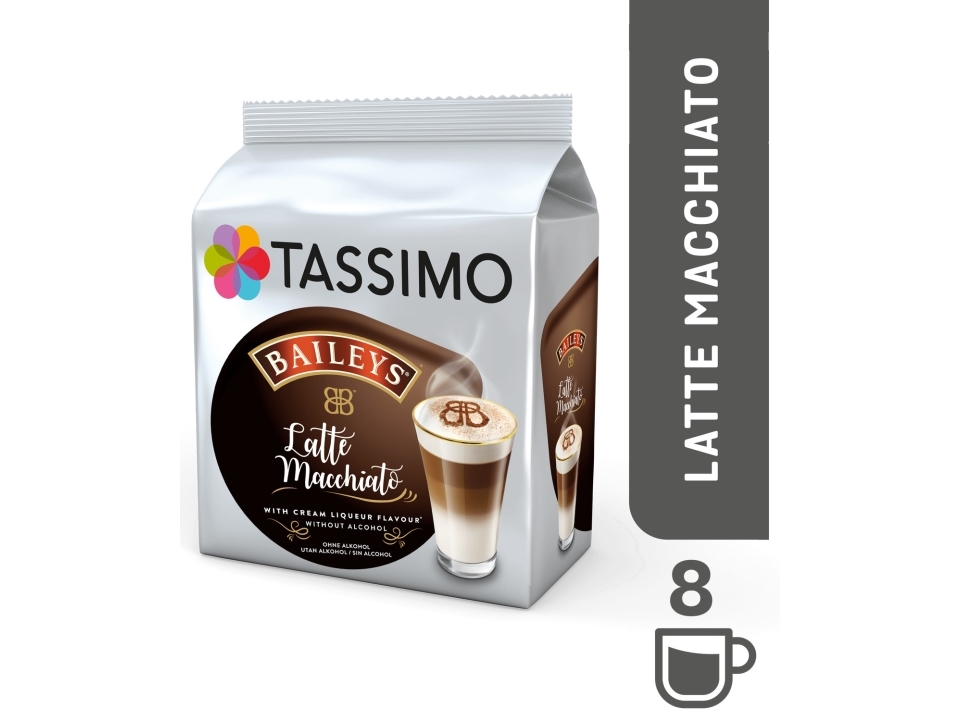 Bilde av Latte Macchiato Baileys kaffekapsler, 8 stk