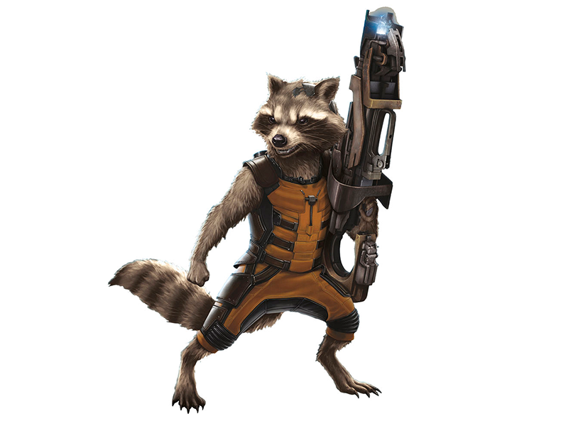 RoomMates Wallstickers Guardians of the Galaxy-bjørn