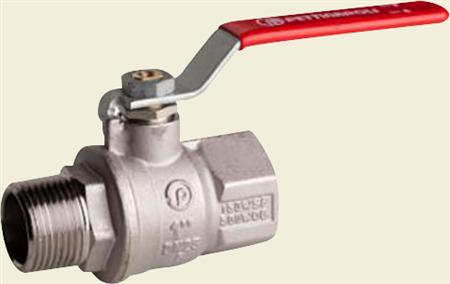 Pettinaroli 1 TEA kuglehane med standardgreb, muffe/nippel | VVS Artiklar - Rör & Kopplingar - Tryckrör och rördelar | GameStuff