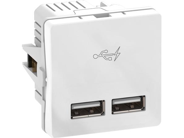 Fuga 2Xusb Lader 2,1A 1M Hv -
