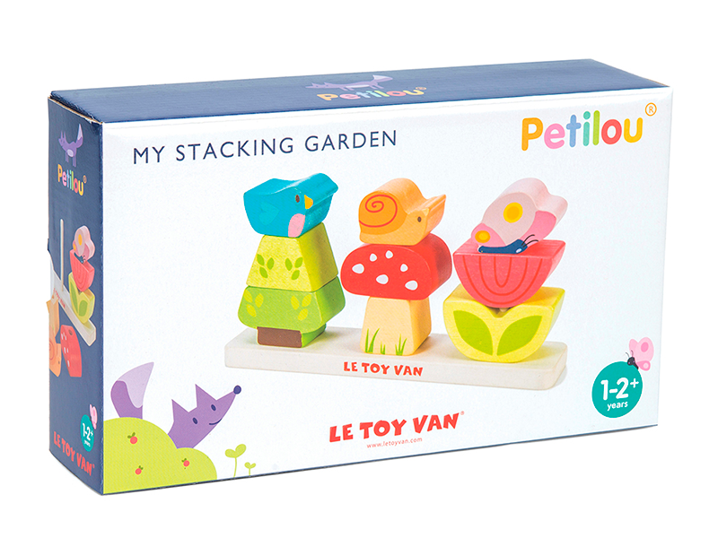 Le Toy Van Stacking Garden, 1 År, Trä, Multifärg | Leksaker - För dom minsta | GameStuff