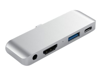 Satechi St-Tcmphs, Usb 3.2 Gen 1 (3.1 Gen 1) Type-C, Silber, 3.5Mm, Hdmi, Usb 3.2 Gen 1 (3.1 Gen 1) Type-A, Usb 3.2 Gen 1 (3.1 Gen 1) Type-C, Alumini