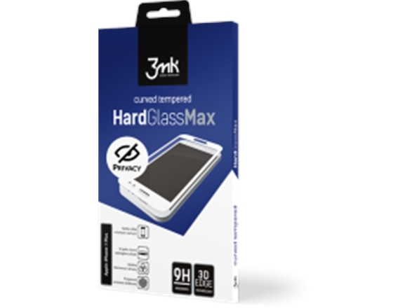 3Mk Hardglassmax Privacy Iphone Xs Black, Apple, Iphone Xs, Staubresistent, Kratzresistent, Schwarz, Transparent, 1 Stück(E)