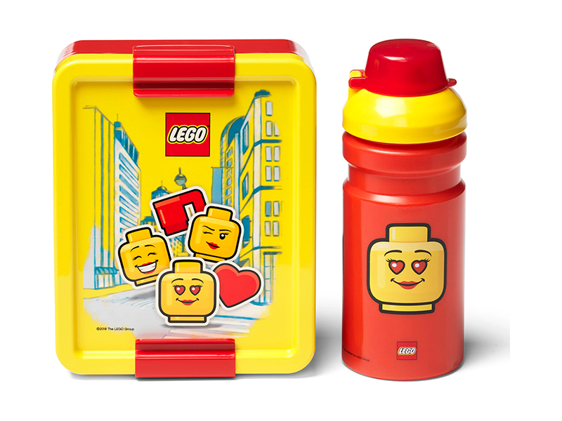 LEGO - Lunchlåda - gul/röd | Köksutrustning - Köksredskap | GameStuff