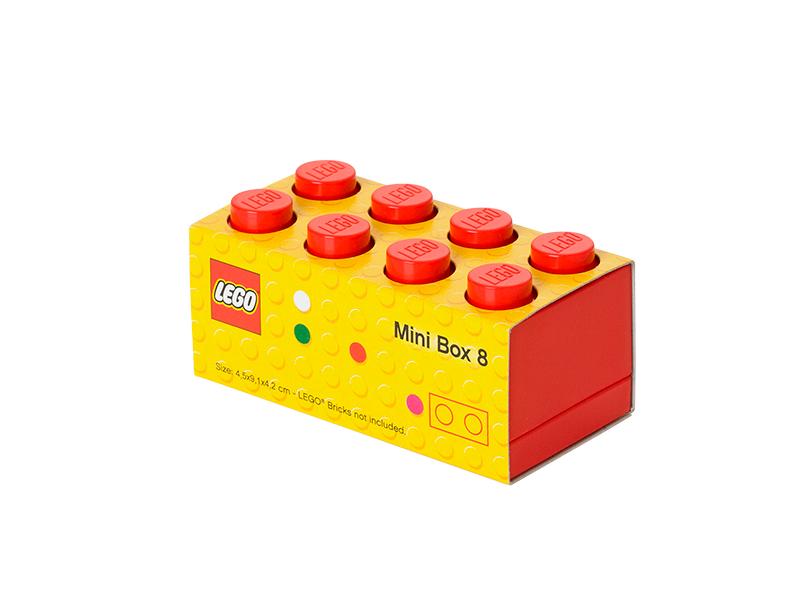 Room Copenhagen 4012, Lunsjbeholder, Barn, Rød, Polypropylen (PP), Monokromatisk, Rektangulær