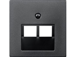 Merten 298014, Antracit, Vanlig, 1 styck | Elektrisk utrustning - Svartavlor | GameStuff