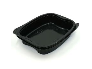 Bistro-Schale 700 Ml 190X155x41 Mm Pp Schwarz, 6 Stk X 50 Stk/Krt