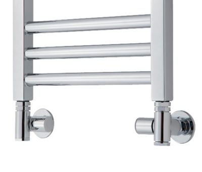 Tvs-Ventilgarnitur 130 Chrom - 1/2 Handventilgarnitur Inkl. Rohrdeckel Für Kombinationsbetrieb