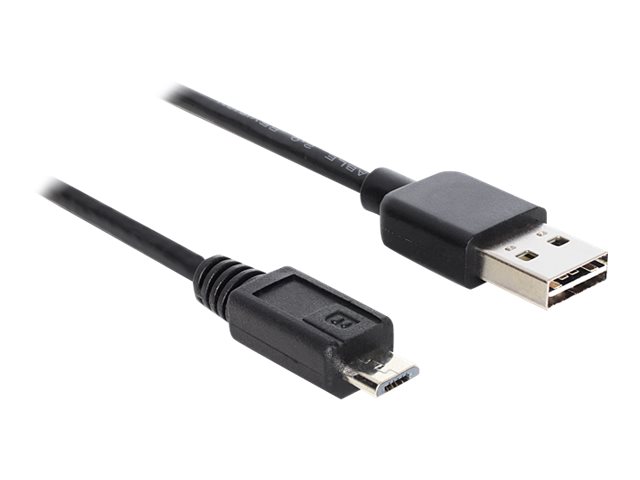Delock Easy-Usb - Usb-Kabel - Micro-Usb Type B (Han) Til Usb (Han) - Usb 2.0 - 5 M - Sort