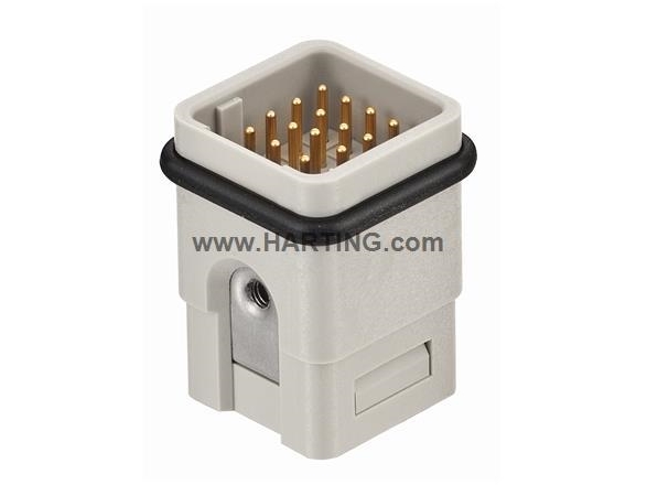 Industrie-Steckverbindung Amphenol C146 09120213001 Harting - Inhalt: 1 Pin-Einsatz (Männlich)