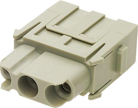 Harting Han-Modular Modul Für Robusten Stromversorgungsstecker, Typ Axialmodul, 3-Polig, 40A, Female (09 14 003 2702)