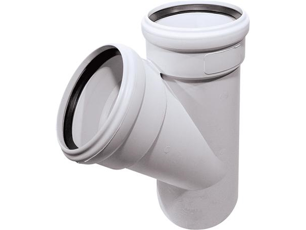 Skolan støjdæmpende grenrør 78/58mm 45 grader