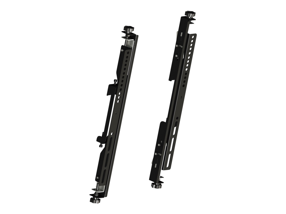 Multibrackets M Pro 400Mm - Komponenter Til Montering (2 Justerbare Arme) - For Lcd Display - Stål - Sort - Skærmstørrelse: 40"-65"