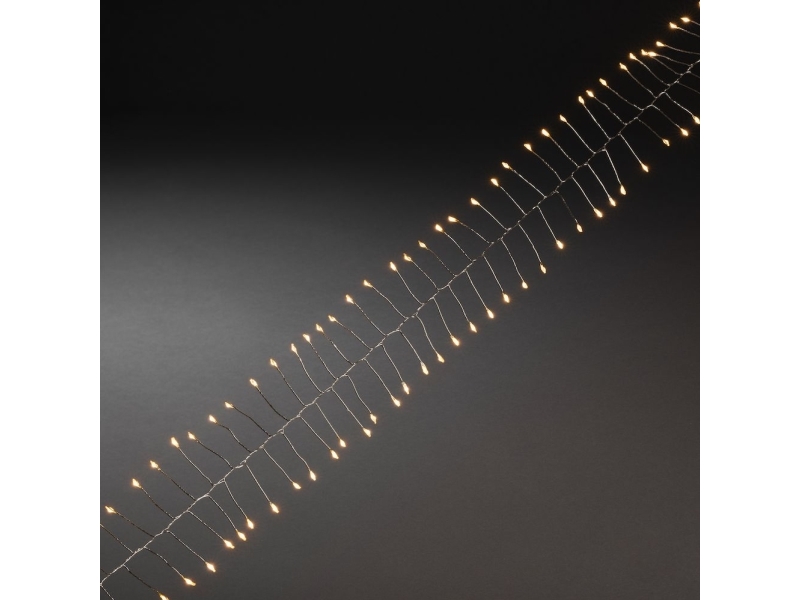 Konstsmide 1465-890, Dekorativ lyskæde, Sølv, Metal, Plast, IP20, Sølv, 60 pære(r )