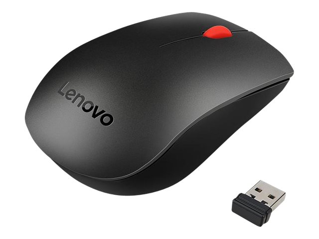 Lenovo Essential Wireless Combo - Sæt Med Mus Og Tastatur - Trådløs - 2.4 Ghz - Usa Med Euro-Symbol