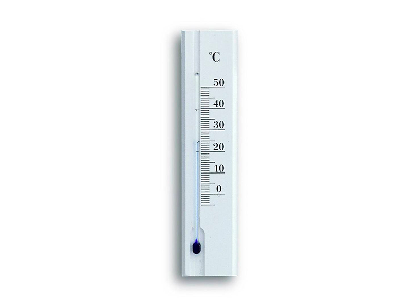 TFA-Dostmann 12.1032.09 vægmonteret rumtermometer, -5 °C til +50 °C, hvid