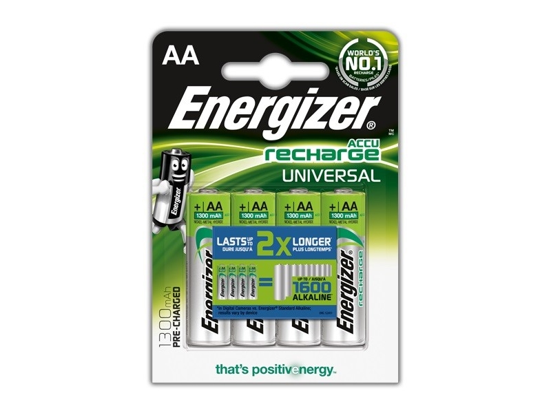 Energizer Universal Hr06 Genopladeligt Aa-Batteri Nimh 1300 Mah 1.2 V 4 Stk