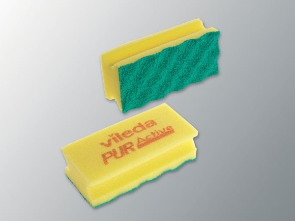 Vileda 123113, Gul, Rektangulär, Monoton, 70 mm, 150 mm | Rengöring - Avtorkning - Trasor och liknande - Svampar och skurprodukter | GameStuff