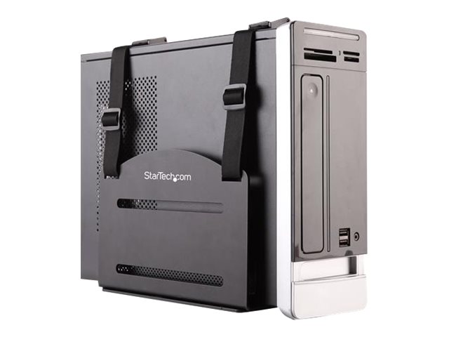 Startech.Com Cpu Halterung - Verstellbare Computer Wandhalterung, Cpu-Halterung Für Wandmontage, Universal, 10 Kg, Schwarz, Stahl, Senkrecht