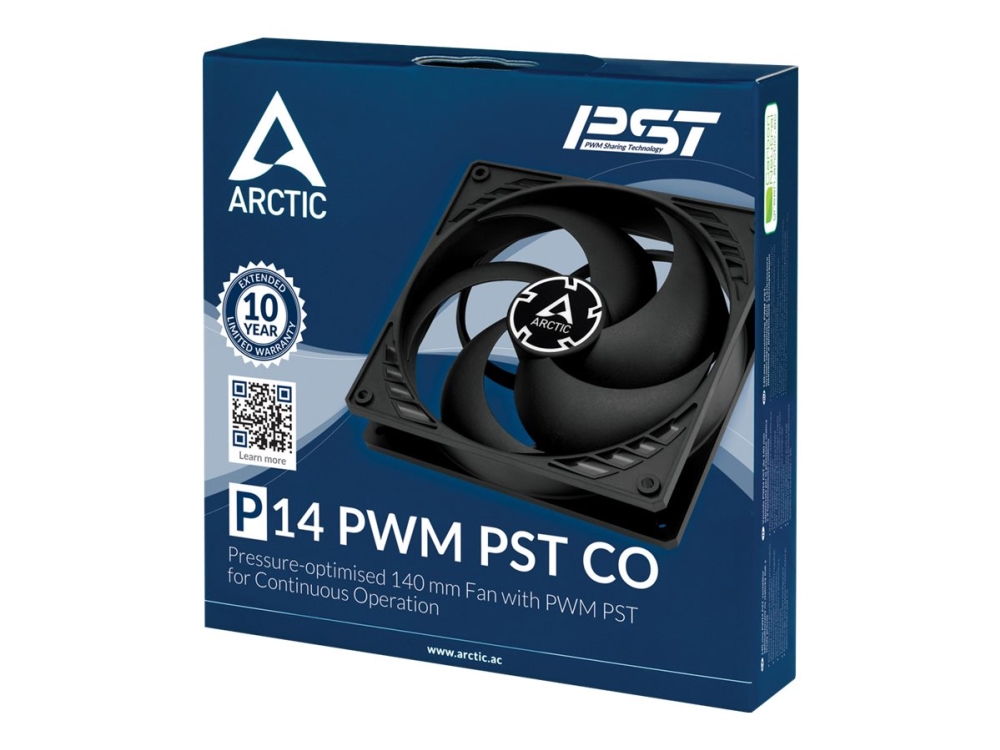 ARCTIC P14 PWM PST CO - Lådfläkt - 140 mm | Datorkomponenter - Datorchassin & Tilbeör - Chassi fläktar | GameStuff