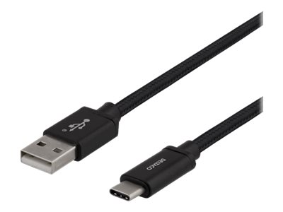 Deltaco Usbc-1132M - Usb-Kabel - Usb (Han) Til Usb-C (Han) - Usb 2.0 - 3 A - 1 M - Usb Power Delivery (3A, 60W) - Sort